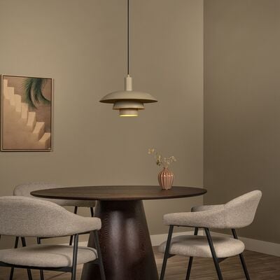 Lucide Bruno riippuvalaisin Ø38 cm taupe